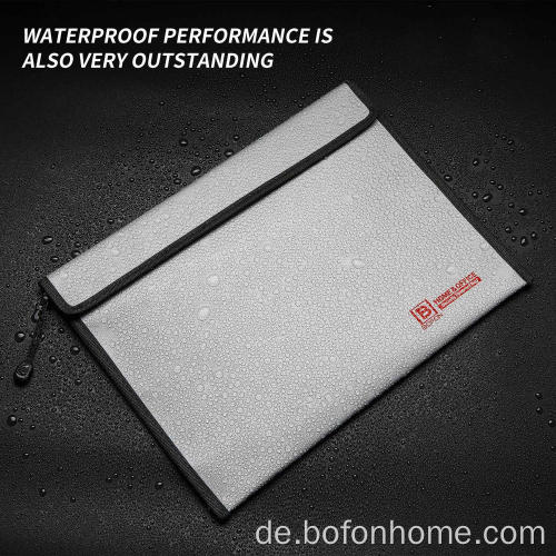 Feuerfeste & wasserdichte Tasche 9 "x 7"